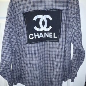 Chanel long button up